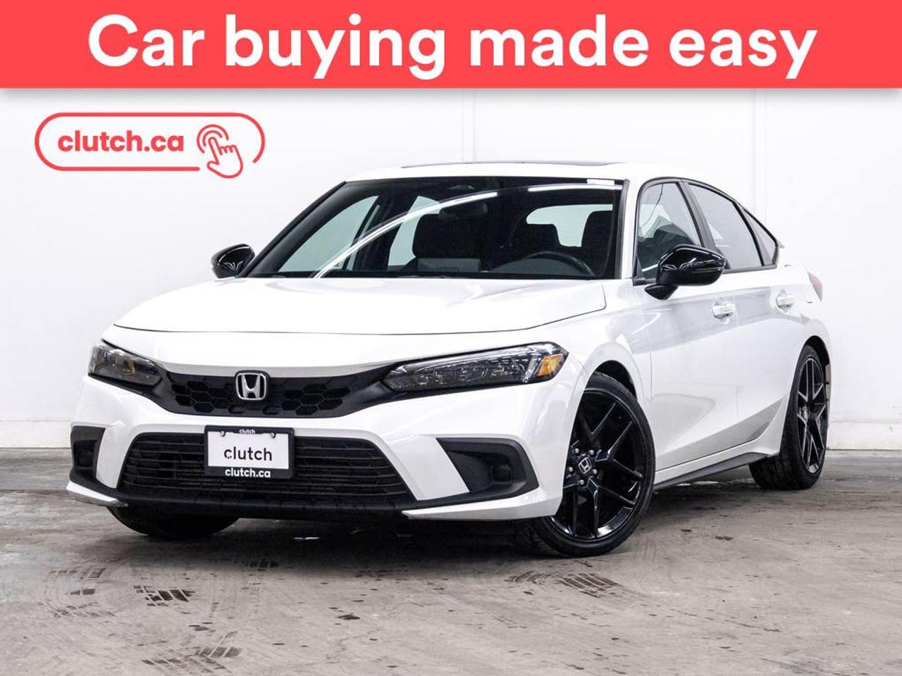 NO ACCIDENTS / CLEAN CARFAX / 1 OWNER / Brake Assist, Front Heated Seats, Climate Control and more!<br> <br>Clutch is the largest online used car retailer in Canada, delivering a seamless, hassle-free car-buying experience to drivers everywhere. Shop thousands of used cars online, get the right one delivered to your door, and enjoy peace of mind with our 10-Day Money-Back Guarantee. How sweet is that? To learn more, visit clutch.ca.<br> <br>The top features for this car include:<br> <br>Auto Stop/Start<br>Brake Assist<br>Front Heated Seats<br>Climate Control<br>Dual Zone Front Climate Control<br>Bluetooth Music<br>Touchscreen Display<br>Cruise Control<br>Adaptive Cruise Control<br>12V Outlet<br>Hands Free Device Connectivity<br>Apple CarPlay<br>Android Auto<br>USB Input<br>Keyless Entry<br>Passive Keyless Entry<br>Keyfob Remote Start<br>Forward Collision Mitigation<br>Pedestrian Detection<br>Traffic Sign Recognition<br>Heated Steering Wheel<br>Hill Assistance<br>Automatic High Beams<br>Rear View Camera<br>Sunroof<br>Push Button Start<br>Lane Departure Warning<br>Active Lane Keep Assistance<br>Blindspot Sensors<br> <br>Seamless home delivery - Delivery to your door in a matter of days. Available on select packages.<br> <br>Try it out for 10 days - If you do not like it, we will take it back. <br> <br>Quality assured - All cars go through our rigorous 210-point inspection and reconditioning process.<br> <br>Peace of mind - Warranty and protection plans available.<br> <br>Haggle-free - No haggling or hard sells.<br> <br>100% Transparency - Full inspection reports on every car, including high-res photography and a free Carfax report.<br> <br>Listed price is for cash purchase only and does not include taxes, Shipping Fees (if applicable), Delivery Fees (if applicable), government licensing fees.<br> <br>Previous Provincial Registrations:<br>Ontario<br> <br>Stock # 84176