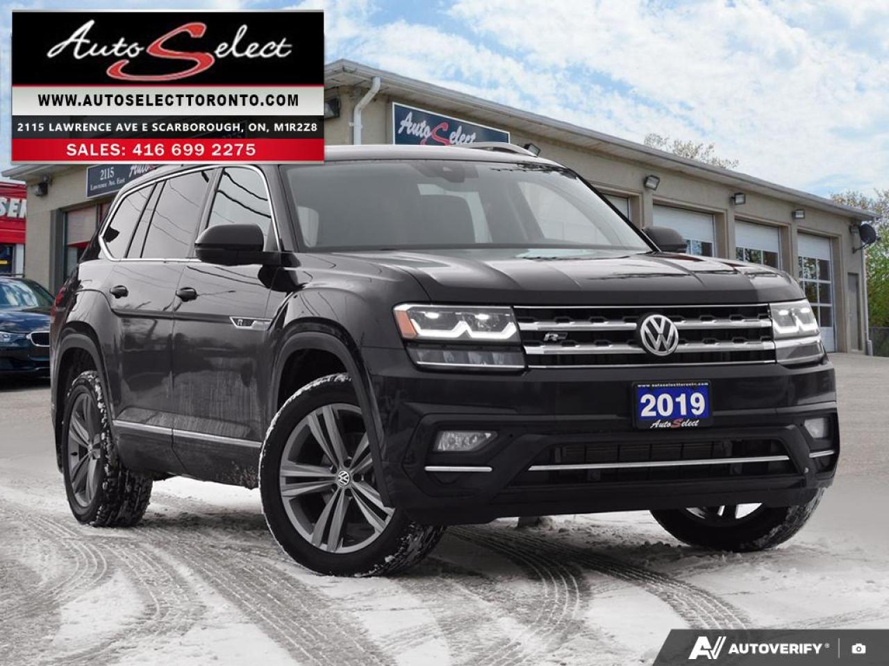 2019 Volkswagen Atlas Highline R-Line 4Motion - Execline - Apple Carplay - Clean Carfax Photo0