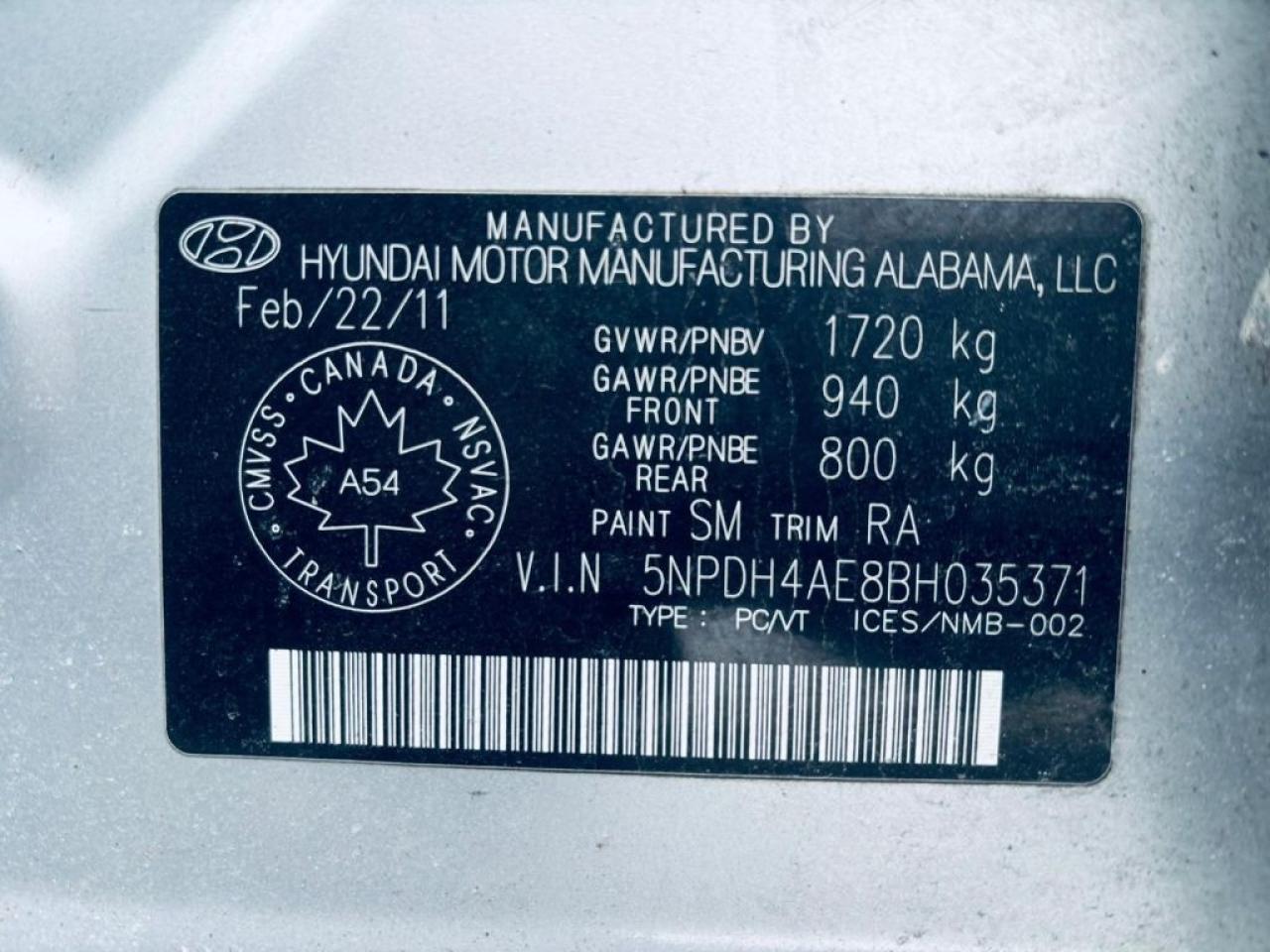 2011 Hyundai Elantra GLS 4dr Sedan Photo