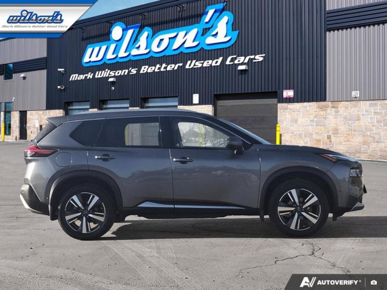 2022 Nissan Rogue Platinum AWD | Quilted Leather | Navi | Pano Roof | Heated Seats + Steering | Power Liftgate & More! Photo