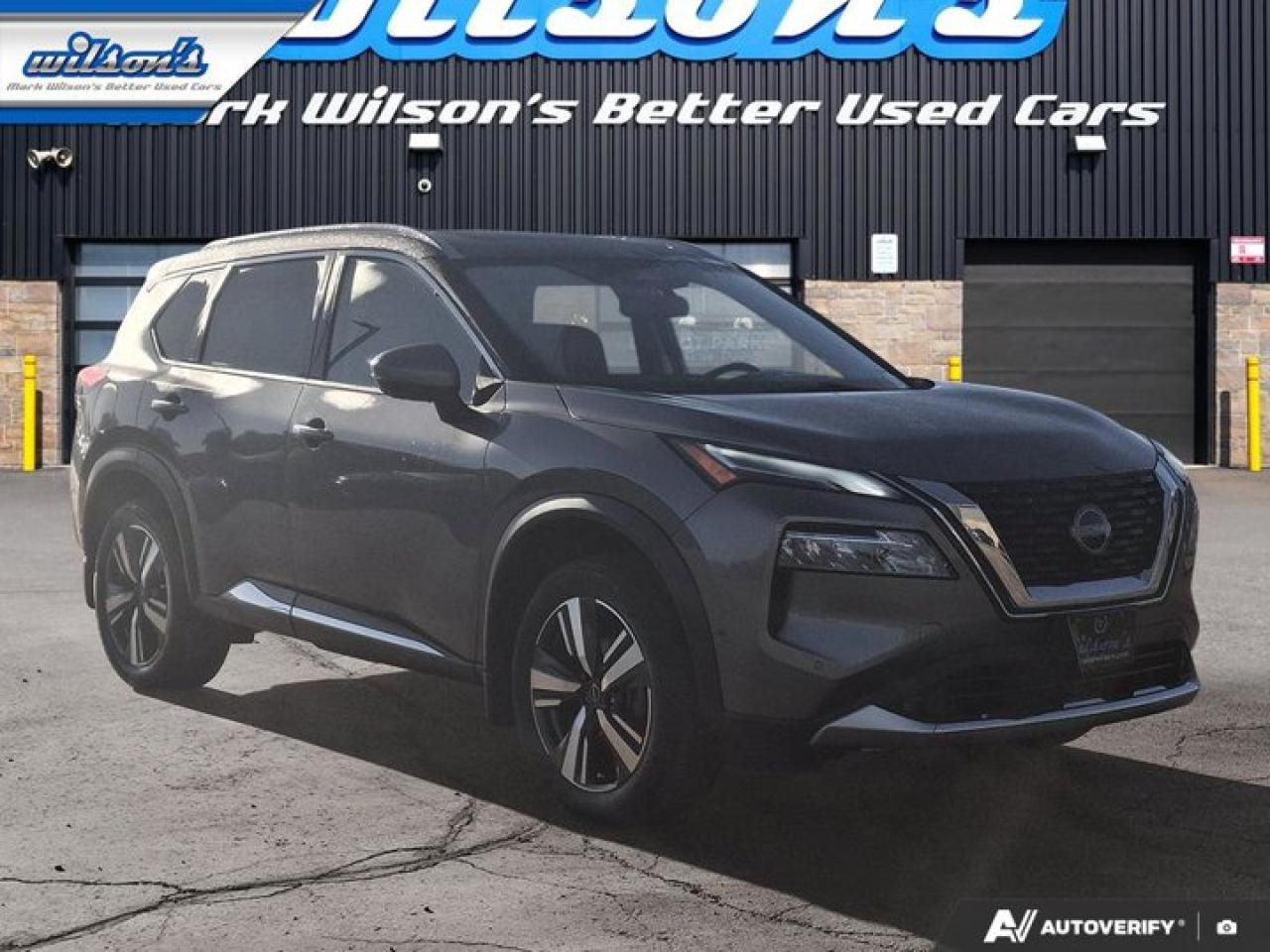 2022 Nissan Rogue Platinum AWD | Quilted Leather | Navi | Pano Roof | Heated Seats + Steering | Power Liftgate & More! Photo