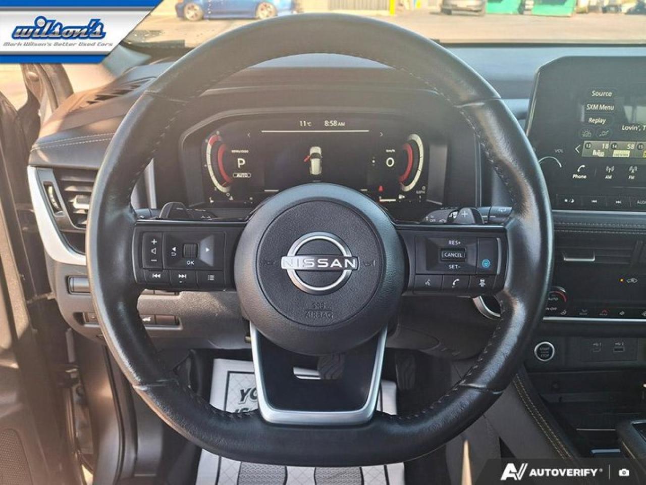 2022 Nissan Rogue Platinum AWD | Quilted Leather | Navi | Pano Roof | Heated Seats + Steering | Power Liftgate & More! Photo