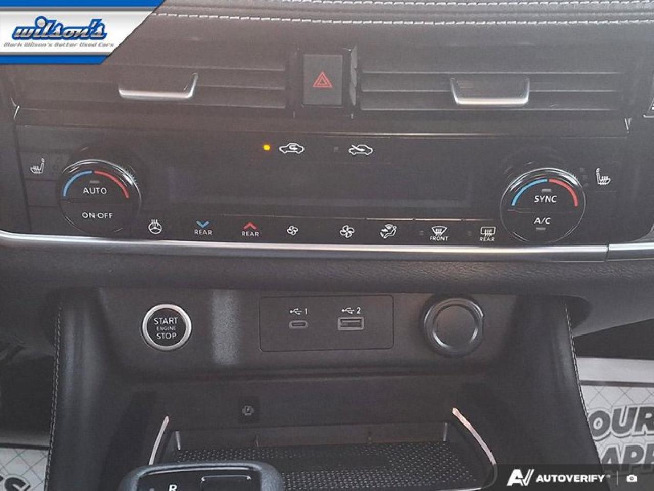 2022 Nissan Rogue Platinum AWD | Quilted Leather | Navi | Pano Roof | Heated Seats + Steering | Power Liftgate & More! Photo