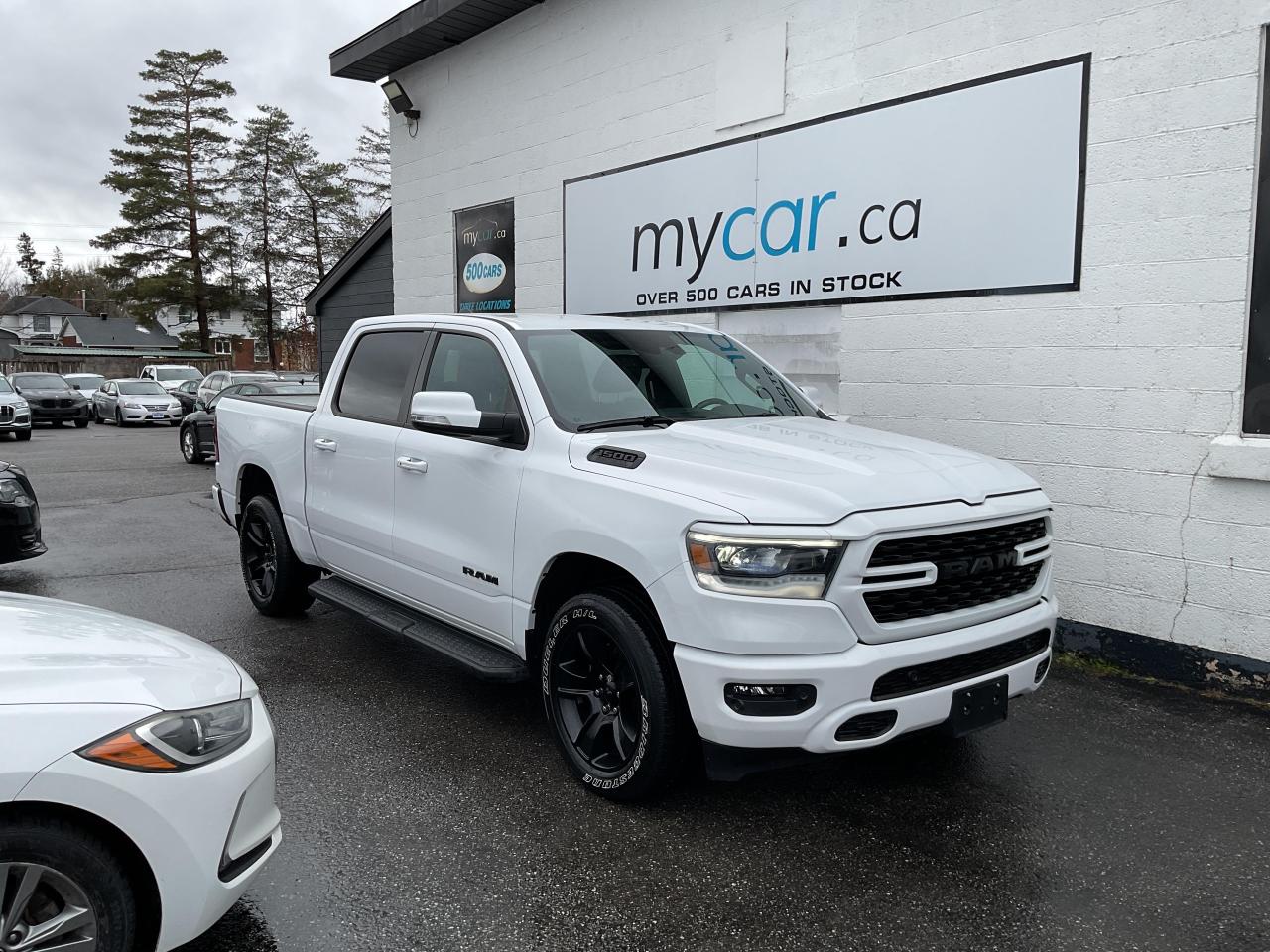 ???? 5.7L V8 HEMI  RAM 1500 SPORT 2022  Powerful performance meets everyday capability! ????<br><br>

This rugged RAM 1500 Sport with only 26,020 km delivers the legendary HEMI power you crave with the modern features you need. Four-wheel drive capability means youre ready for any road, any season!<br><br>

? 5.7L V8 HEMI Engine<br>
? Four Wheel Drive<br>
? Backup Camera<br>
? Bluetooth Connectivity<br>
? Air Conditioning<br>
? Cruise Control<br>
? Full Power Group<br><br>

?? NO FEES! <span>(Just pay applicable taxes.)</span><br>
?? LOWEST PRICE GUARANTEED!<br><br>

?? 4 LOCATIONS TO SERVE YOU BETTER:<br>
?? RICHMOND: 1-888-416-2199<br>
?? OTTAWA: (343) 429-6444<br>
?? KINGSTON: 1-888-508-3494<br>
?? NORTH BAY: 1-888-282-3560<br><br>

?? Visit <strong>WWW.MYCAR.CA</strong> to see this RAM 1500 and more!<br>
?? Confidence, comfort, and value  all in one! ??