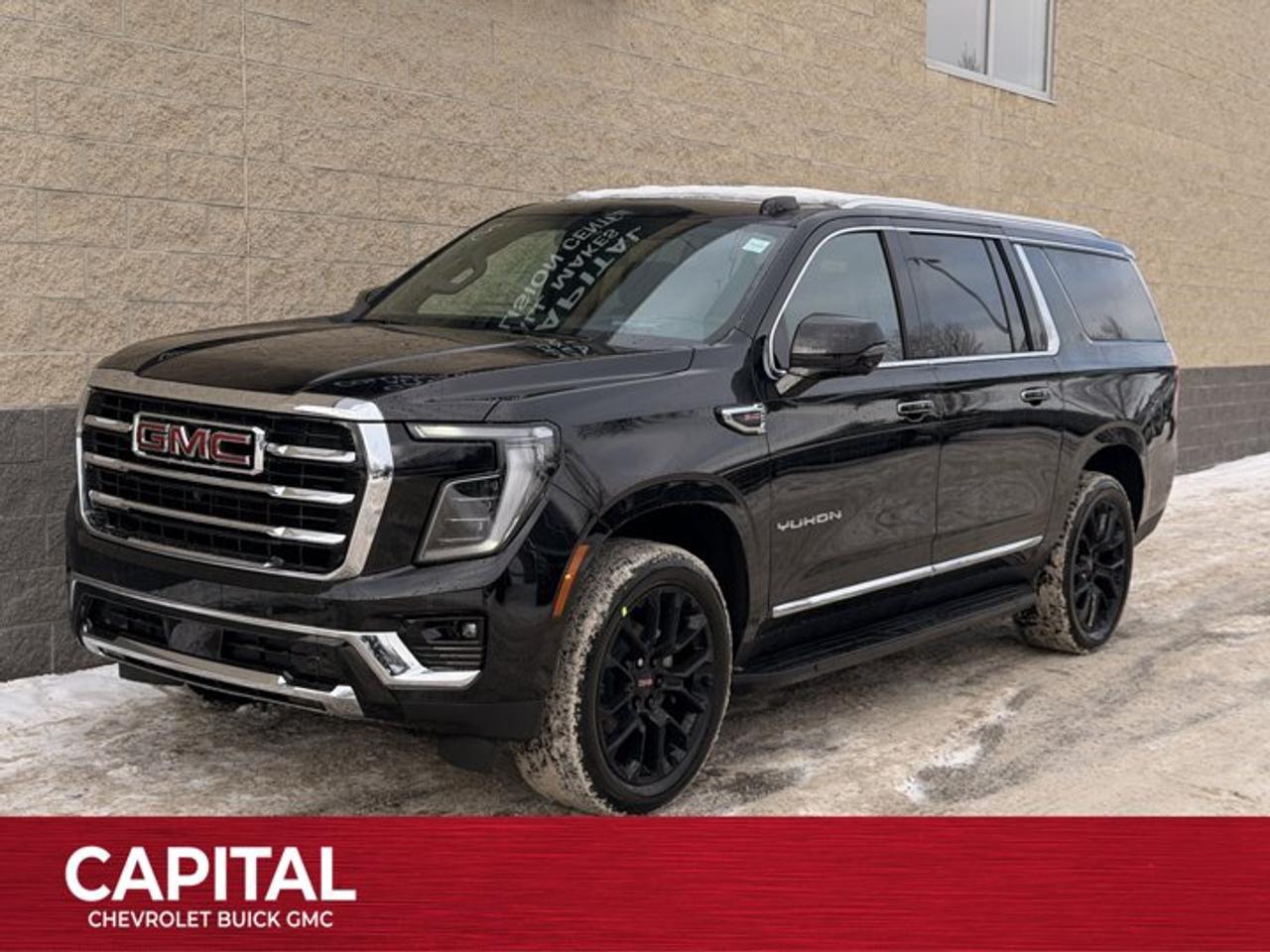 Check out this FULLY LOADED Yukon XL Elevation! Equipped with the Premium Package with options like SUPER CRUISE Self Driving Mode, 22 INCH WHEELS, Heated and Cooled Leather Bucket Seats, Heated Steering, Rear Heated Bucket Seats, Power Liftgate, 360 CAM, 15 Heads-up Display, Dual Rear Media Screens, Max Trailering Package, Assist Steps, Panoramic Sunroof, Power Sliding Center Console, Rear Streaming Camera Mirror, and so much more! Dont miss out CALL NOWAsk for the Internet Department for more information or book your test drive today! Text 825-445-0521 for fast answers at your fingertips!AMVIC Licensed Dealer - Licence Number B1044900Disclaimer: All prices are plus taxes and include all cash credits and loyalties. See dealer for details. AMVIC Licensed Dealer # B1044900