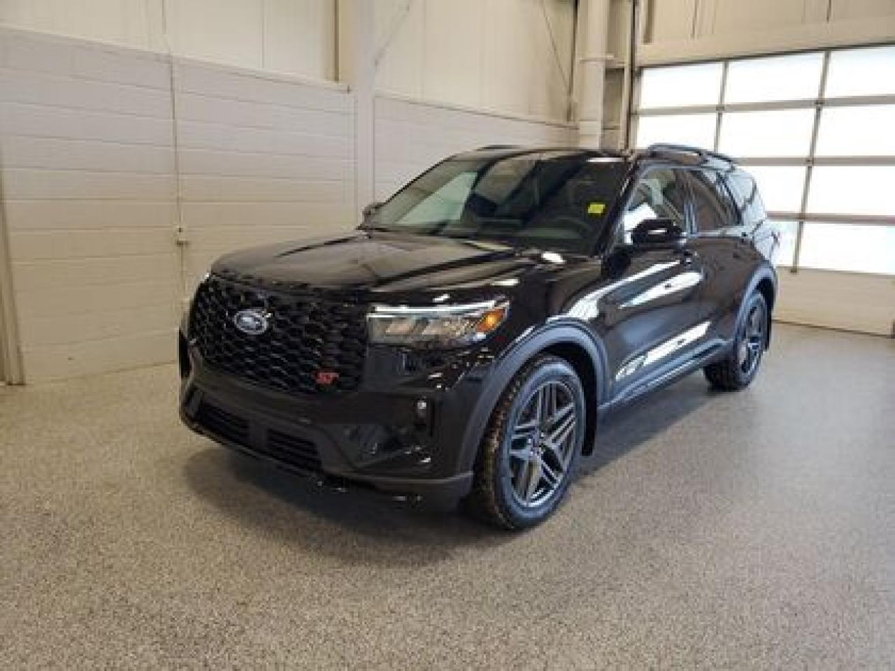 The 2026 Ford Explorer ST 400A that delivers both excitement and versatility. With its striking design and a standard 3.0L EcoBoost® V6 engine, this sporty SUV churns out an exhilarating 400 horsepower and 415 lb.-ft. of torque. Paired with a 10-speed automatic transmission, it is rated to produce 11.6L/100km (24 miles per gallon) combined highway/fuel economy.

Key Features:
Ford BlueCruise 
Select Shift Capability with Paddle Shifters
21 Magnetite-Painted Aluminum Wheels
360 Degree Camera 
Adaptive Cruise Control 
Lane Keep Assist 
Heated And Ventilated Front Seats
Second Row Heated Seats
Memory Driver Seat
Heated Steering Wheel
Auto Start-Stop Technology
Sun And Sound Package
14-Speaker B&O Sound System
Multi contour Seats with Active Motion
Panoramic Fixed Glass Moonroof with Power Shade
Rain Sensing Wipers 
Ford Connectivity Package
Engine Block Heater

Moose Jaw Ford, conveniently located at 1010 North Service Road in Moose Jaw, is your trusted destination for all your automotive needs. With an impressive 4.8-star Google rating from nearly 1,500 reviews, we are proud to deliver an exceptional vehicle-buying experience tailored just for you. Our Moose Jaw Motives set us apart, offering unbeatable value like half-priced oil changes for life on pre-owned vehicles, one year of key and remote protection, and one year of tire and rim protection. Enjoy peace of mind with every purchase. At Moose Jaw Ford, were committed to driving positive change in our community by combining exceptional service, high-quality vehicles, and a guest-first approach. Visit us today!