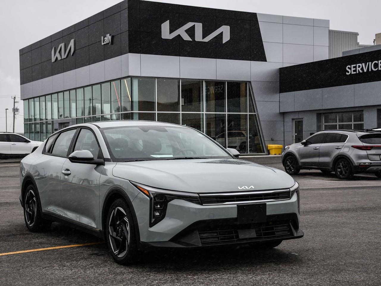 <h3><strong>2026 Kia K4 - EX Sedan - </strong><span style=color:rgb( 33 , 52 , 66 )><strong>LKFR00551</strong></span></h3><p>Experience exceptional everyday driving with the <strong>2026 Kia K4 EX Sedan</strong>, a stylish and well-equipped compact car designed for comfort, connectivity, and confidence on Canadian roads. Powered by a <strong>147-hp 2.0-litre 4-cylinder engine</strong> paired with a smooth <strong>intelligent variable transmission (IVT)</strong> and <strong>front-wheel drive</strong>, this sedan strikes a great balance of efficiency and responsiveness for daily commuting or weekend cruising.</p><p>Inside, youll enjoy a spacious, refined cabin with premium <strong>SynTex seat trim and heated front seats</strong>, seating for five, and thoughtful touches like a rear folding armrest and wireless phone charging. Dual-zone automatic climate control and a <strong>12.3-inch touchscreen with wireless Apple CarPlay and Android Auto</strong> keep you connected and comfortable on every journey.</p><p>Tech-savvy drivers will appreciate the suite of safety and driver-assist features  including lane assist, adaptive cruise control, and more  that help provide peace of mind behind the wheel, while modern conveniences like LED lighting and 17-inch alloy <strong>tires</strong> enhance both form and function.</p><p>With its blend of everyday practicality, modern technology, and confident style, the 2026 Kia K4 EX Sedan delivers a smart choice for those seeking a well-rounded, value-driven new car.</p><p><strong>Call us today for the latest incentives from Kia Canada!</strong></p> <p>OnRoads: Deductible coverage + Windshield chip coverage + theft/recovery benefit policy. Mats/Wheel locks</p>