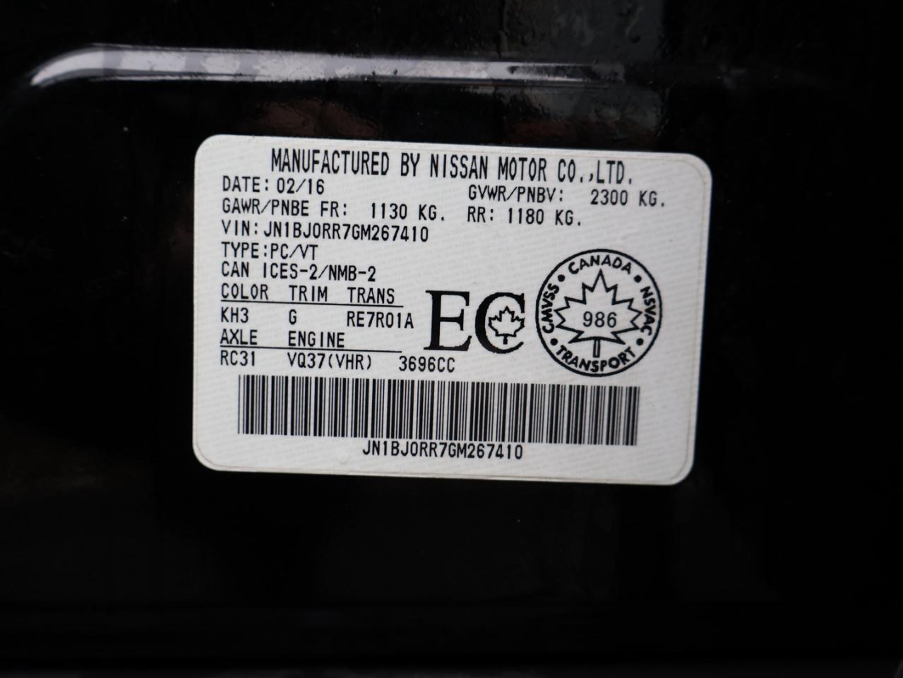 2016 Infiniti QX50 3.7L PREMIUM AWD CERTIFIED *ACCIDENT FREE*INFINITI MAINTAIN* CAMERA NAV BLUETOOTH LEATHER HEATED SEATS SUNROOF CRUISE ALLOYS Photo