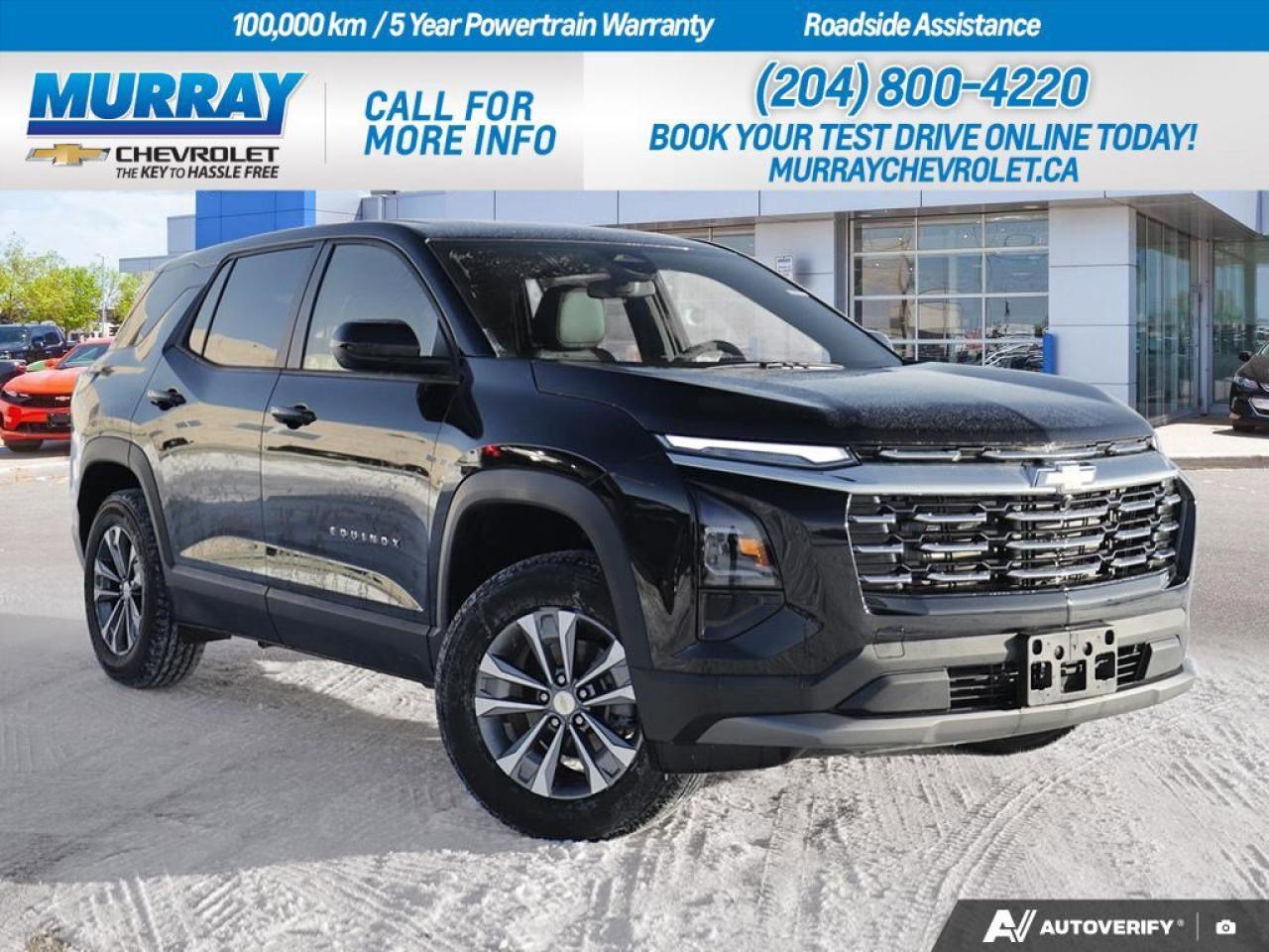 * TRANSMISSION CONTINUOUSLY VARIABLE (CVT) * * MOSAIC BLACK METALLIC * * ENGINE BLOCK HEATER *  Get ready to turn heads in the stunning 2026 Chevrolet Equinox FWD LT, available in the vibrant city of Winnipeg. This sport utility vehicle is dressed in a sleek Mosaic Black Metallic finish, sure to make a statement wherever you go. With a powerful Turbocharged Gas I4 1.5L engine under the hood, the Equinox ensures a performance that is both efficient and exhilarating. Its continuously variable transmission provides a smooth and effortless driving experience, making daily commutes or long journeys equally enjoyable.  This Equinox boasts an impressive array of features, highlighted by the Convenience Package II. Experience the luxury of an 8-way power driver seat adjuster, dual-zone automatic climate control, and the modern convenience of wireless phone charging. The cabin humidity and windshield sensor, along with Rainsense intermittent front wipers, keep your visibility clear, no matter the weather. Whether youre navigating city streets or venturing on a weekend getaway, the hands-free power programmable liftgate ensures easy access to your spacious cargo area.  Inside, the Equinox offers Evotex seating available in Black or Artemis Grey, providing both comfort and style. Stay connected with the latest tech, including Bluetooth connectivity, WiFi hotspot, and smart device integration. Safety is paramount, with features such as front collision warning, lane departure warning, and blind spot monitoring. The advanced rear parking aid and cross-traffic alert offer peace of mind every time you hit the road.  Dealer Permit #1740