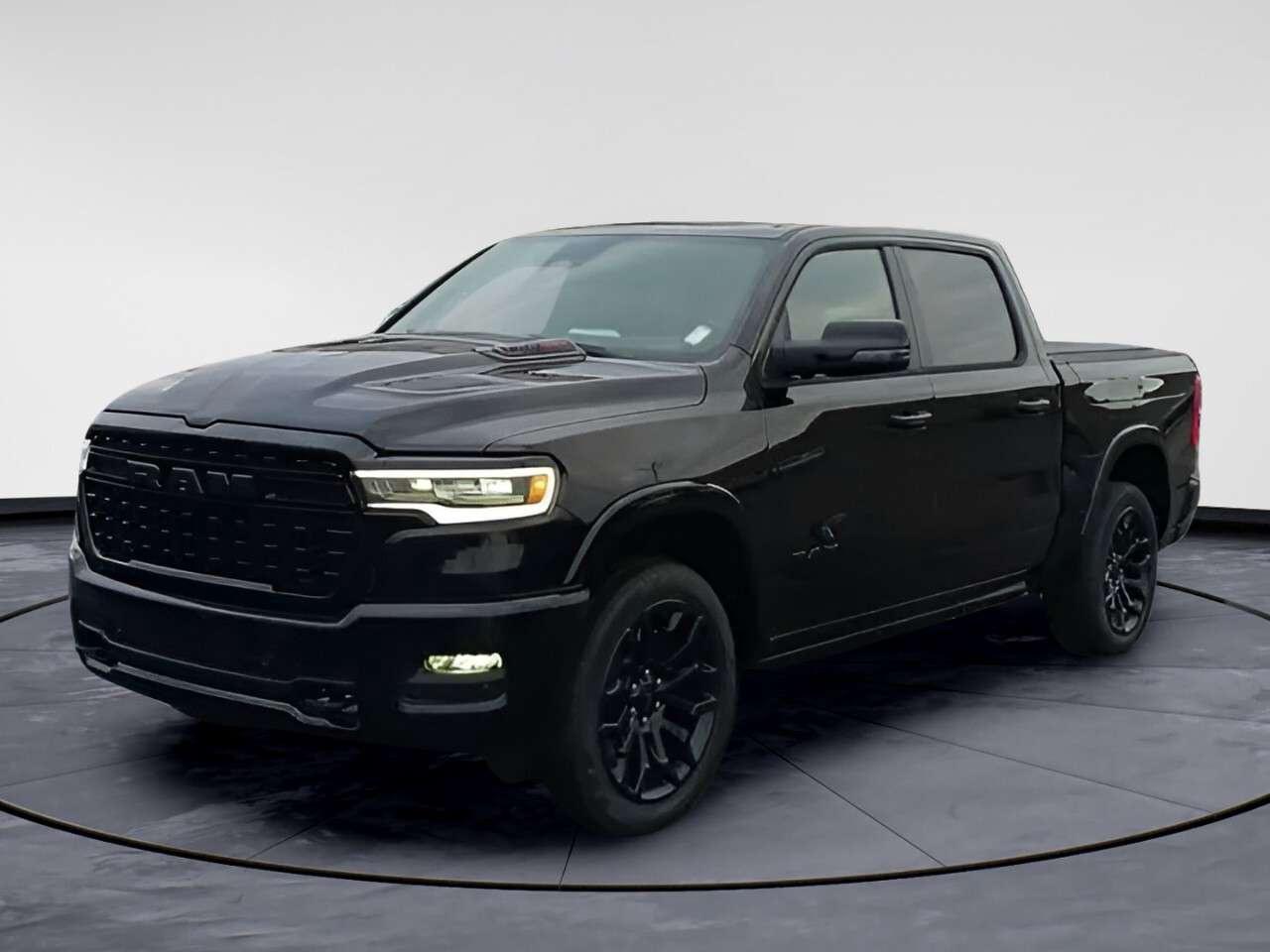 Experience the powerful combination of performance and luxury with the 2026 Ram 1500 Limited 4x4 Crew Cab. In a sophisticated black exterior, this truck is designed for those who demand versatility alongside premium comfort. The 4x4 drivetrain ensures exceptional handling in all conditions, making it ideal for both urban roads and off-road adventures.From its eye-catching alloy wheels to the functional running boards, every detail of this truck exudes rugged style. Step inside to find an equally impressive black interior that offers heated and cooled leather seats ensuring ultimate comfort no matter the weather. The leather-wrapped steering wheel and premium leather door trim add a touch of elegance, creating a luxurious driving experience.The 2026 Ram 1500 Limited is equipped with cutting-edge tech features such as a robust navigation system, a smart device integration interface, and a convenient backup camera. Stay connected with the in-built Wi-Fi hotspot and enjoy your favourite tunes on the satellite radio. Safety is prioritized with advanced features like lane assist, adaptive cruise control, brake assist, and parking sensors to keep you and your passengers secure.This impressive truck is perfect for anyone who needs a combination of power for towing and daily luxury. Confidently handle all terrains with the powerful 3.0L I6 HO Twin Turbo engine. Contact Windsor Chrysler today to learn more about the 2026 Ram 1500 Limited and to schedule a test drive. Experience how this truck can elevate your driving adventures.