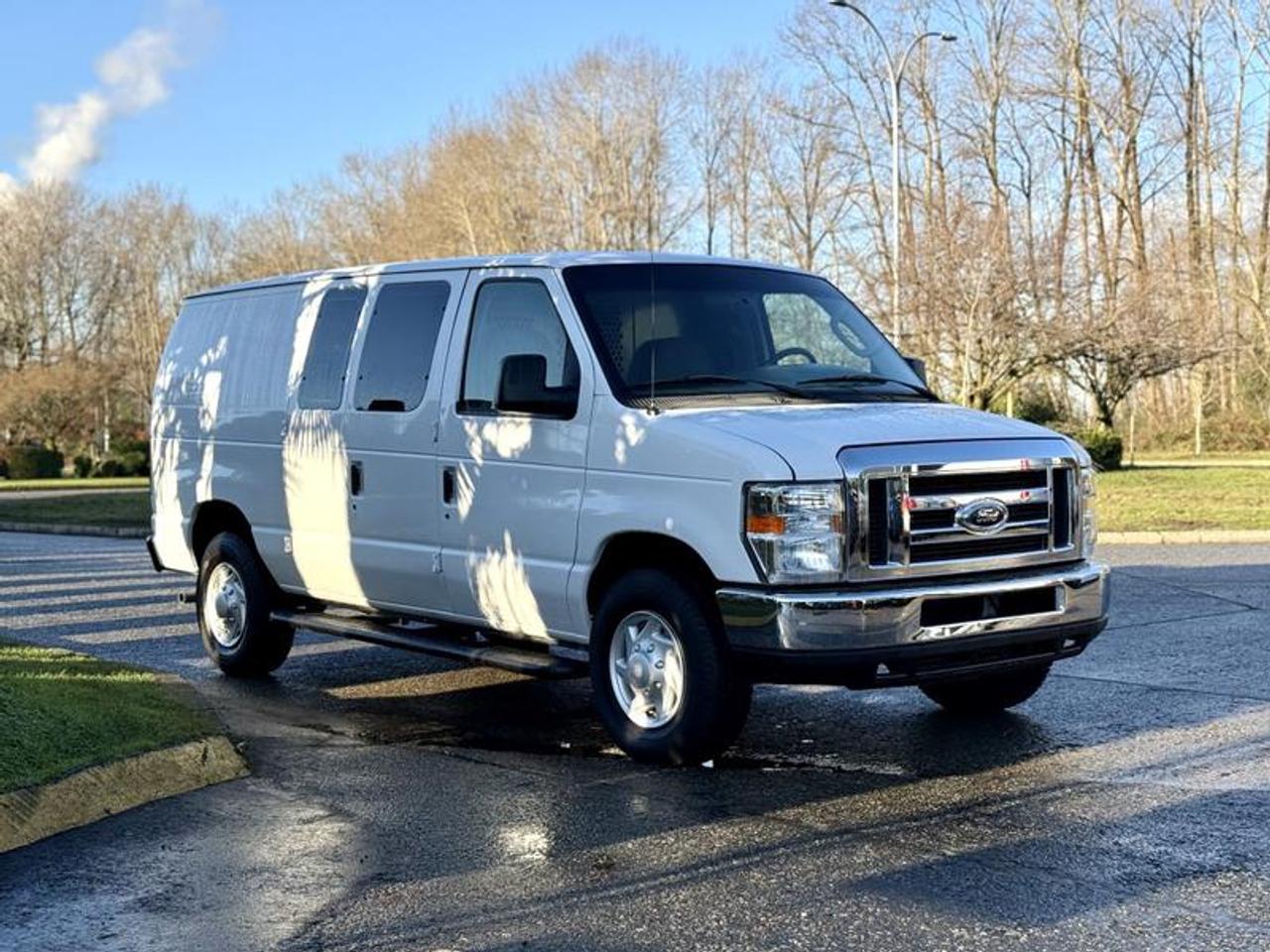 This 2008 Ford Econoline E-250 Super Duty cargo van is powered by a 4.6L V8 engine paired with an automatic transmission and rear-wheel drive, offering a straightforward full-size cargo configuration. It is equipped with cruise control, 4-wheel ABS, AM/FM radio, air conditioning and heat, power windows, power door locks, power mirrors, cup holders, and a 12V input. Finished in white with a grey cloth interior, this E-250 provides an enclosed cargo platform suitable for trades, deliveries, and fleet use. Overall exterior measurements are approximately 18 ft 1 in long, 6 ft 7 in wide, and 6 ft 11 in high, making it a practical size for urban and highway operation while maintaining interior cargo capacity. This item is currently OFFSITE. You must register an appointment with our office to schedule an offsite viewing. Appointments must be made a minimum of one business day in advance (and as defined by the days that Repo.com is open for business) before your appointment can be scheduled and confirmed. We may, at our own discretion, instead opt to transport smaller items to Repo.coms main yard for viewing purposes.  $23,900.00 plus $375 processing fee, $24,275.00 total payment obligation before taxes.  Listing report, warranty, contract commitment cancellation fee, financing available on approved credit (some limitations and exceptions may apply). All above specifications and information is considered to be accurate but is not guaranteed and no opinion or advice is given as to whether this item should be purchased. We do not allow test drives due to theft, fraud, acts of vandalism and undetectable impaired driving. Instead we provide the following benefits: Complimentary Warranty (with options to extend), Limited Money Back Satisfaction Guarantee on Fully Completed Contracts, Contract Commitment Cancellation, and an Open-Ended Sell-Back Option. Ask seller for details or call 604-522-REPO(7376) to confirm listing availability.
