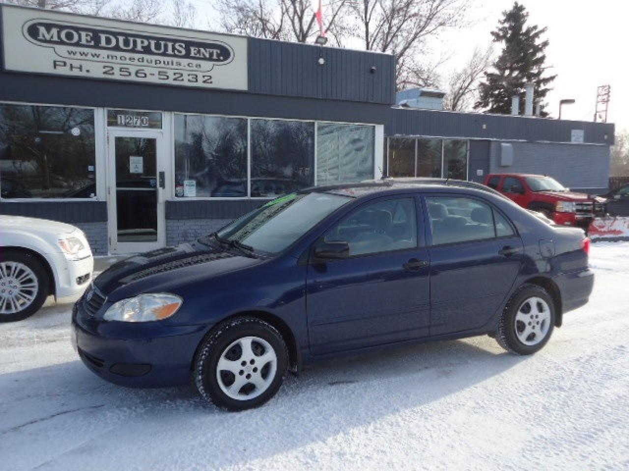Used 2006 Toyota Corolla CE  ZERO RUST!! DEPENDABLE !! ECONOMICAL!!  ACCIDENT FREE!! for sale in Winnipeg, MB