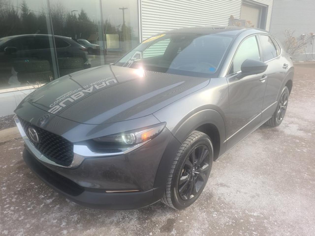 Recent Arrival!Polymetal Gray Metallic 2022 Mazda CX-30 GT AWD 6-Speed Automatic I4Value Market Pricing, No Accidents, ABS brakes, Air Conditioning, Alloy wheels, AppLink/Apple CarPlay and Android Auto, Exterior Parking Camera Rear, Fully automatic headlights, Heads-Up Display, Heated door mirrors, Heated front seats, Heated steering wheel, Leather Trimmed Upholstery, Memory seat, Navigation system: MAZDA CONNECT, Power Liftgate, Power moonroof, Steering wheel mounted audio controls, Traction control, Variably intermittent wipers.Certification Program Details: 85 Point Inspection Fresh Oil Change Brake Inspection Tire Inspection Fresh 1 Year MVI Full Detail Free Carfax Report Full Tank of Gas Certified TechniciansFair Market Pricing * No Pressure Sales Environment * Access to over 2000 used vehicles * Free Carfax with every car * Our highly skilled and experienced team will ensure that your vehicle is in excellent condition and looking fantastic!!Awards:* ALG Canada Residual Value AwardsSteele Auto Group is the most diversified group of automobile dealerships in Atlantic Canada, with 34 dealerships selling 27 brands and an employee base of over 1000. Sales are up by double digits over last year and the plan going forward is to expand further into Atlantic Canada.