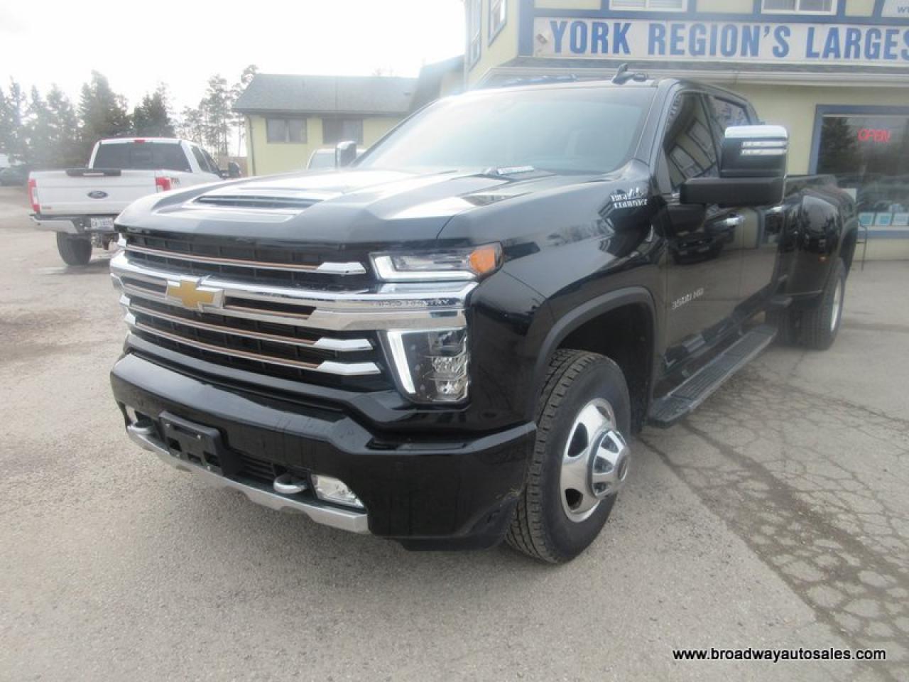 2023 Chevrolet Silverado 3500 1-TON HIGH-COUNTRY-MODEL 5 PASSENGER 6.6L - DURAMAX.. 4X4.. CREW-CAB.. 8-FOOT-DUALLY.. NAVIGATION.. POWER SUNROOF.. LEATHER.. HEATED/AC SEATS..