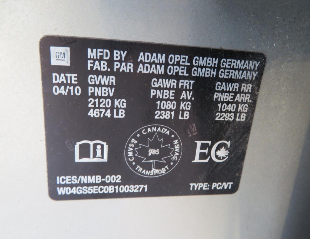 2011 Buick Regal 4dr Sdn CXL w/1SD *Ltd Avail* Photo