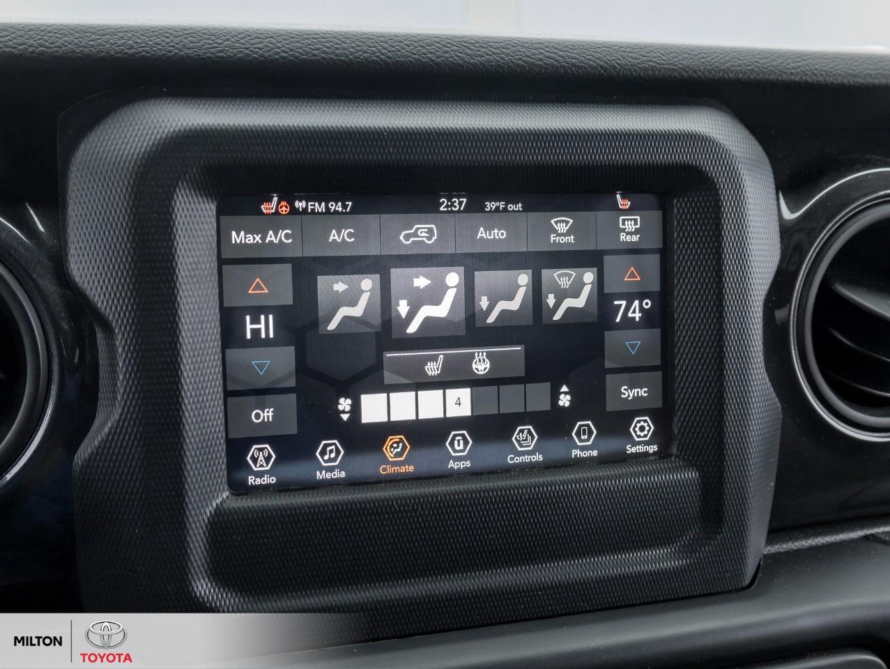 2022 Jeep WRANGLER UNLIMITED HEATED STEERING HEATED SEATS BLACK RIMS TOW HITCH Photo