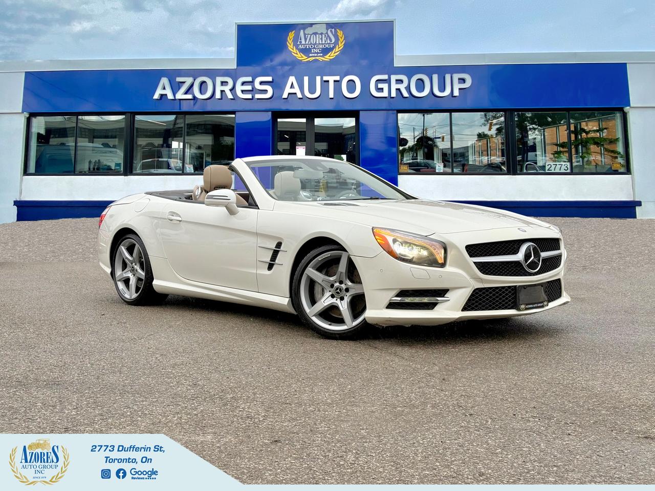 2013 Mercedes-Benz SL-Class SL 550 1 Owner CleanCarfax Loaded LowKMs Certified Photo0
