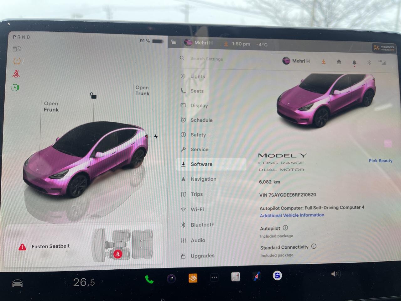 2024 Tesla Model Y Long Range AWD Panoroof Nav Back Up Camera Photo