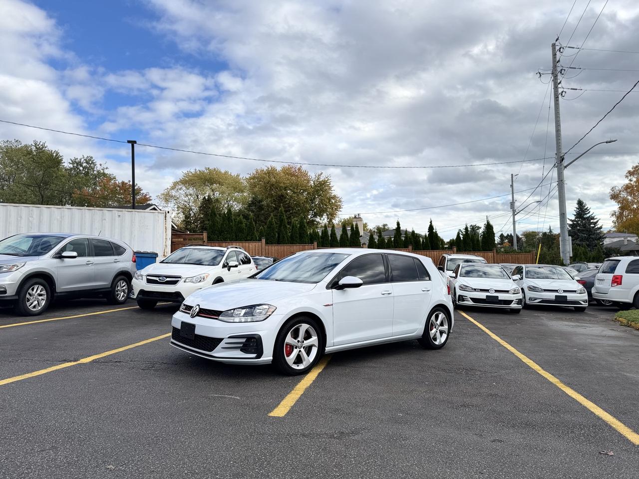 2019 Volkswagen Golf GTI Auto   0 Accidents   Plaid Interior Photo