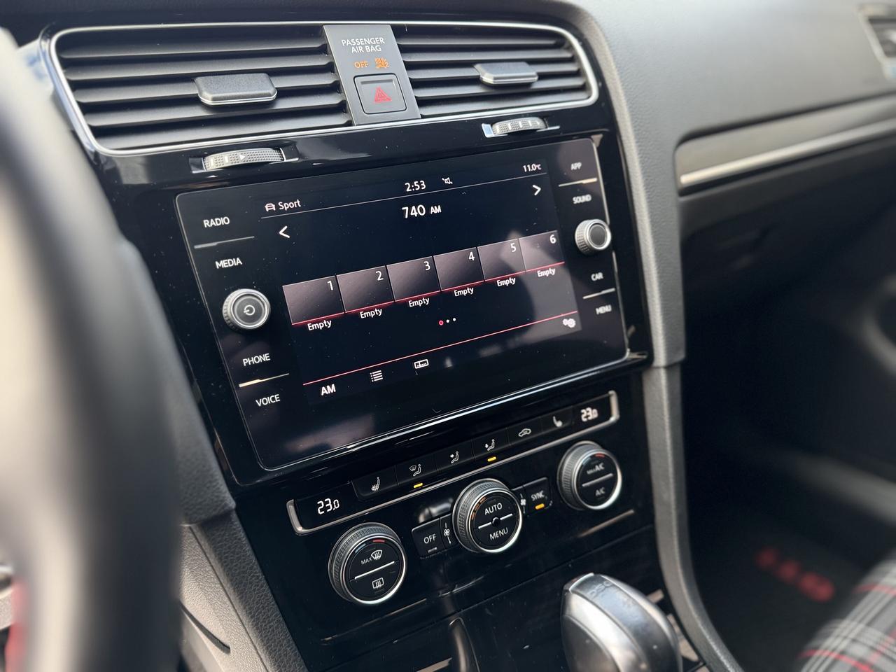 2019 Volkswagen Golf GTI Auto   0 Accidents   Plaid Interior Photo