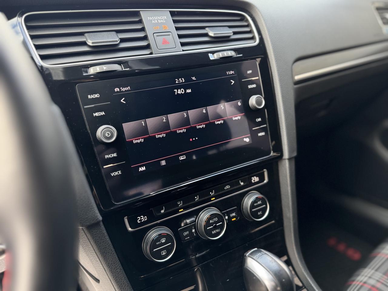 2019 Volkswagen Golf GTI Auto   0 Accidents   Plaid Interior Photo