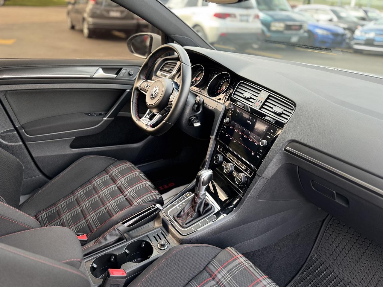 2019 Volkswagen Golf GTI Auto   0 Accidents   Plaid Interior Photo
