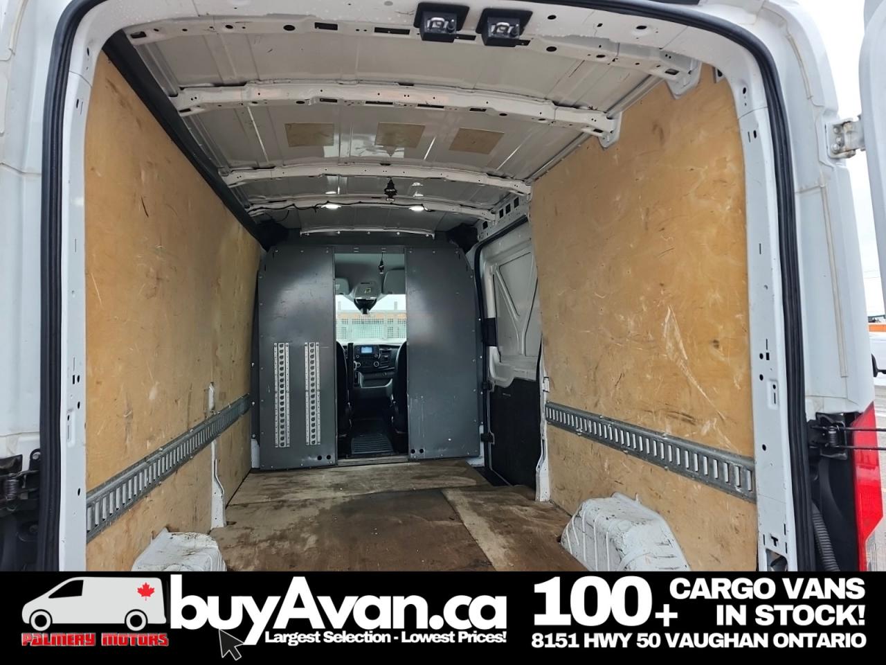 2021 Ford Transit Cargo Van Cargo 148" Mid Roof + Divider Photo2