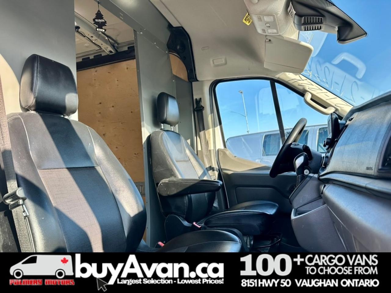 2021 Ford Transit Cargo Van Cargo 148 WB Mid Roof + Divider   CERTIFIED Photo