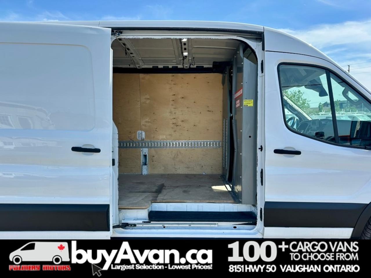 2021 Ford Transit Cargo Van Cargo 148 WB Mid Roof + Divider   CERTIFIED Photo