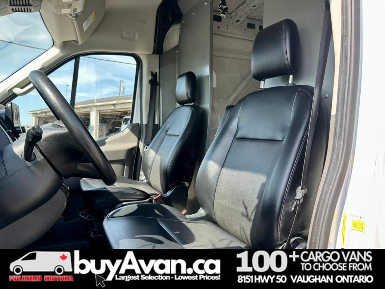 2021 Ford Transit Cargo Van Cargo 148 WB Mid Roof + Divider   CERTIFIED Photo
