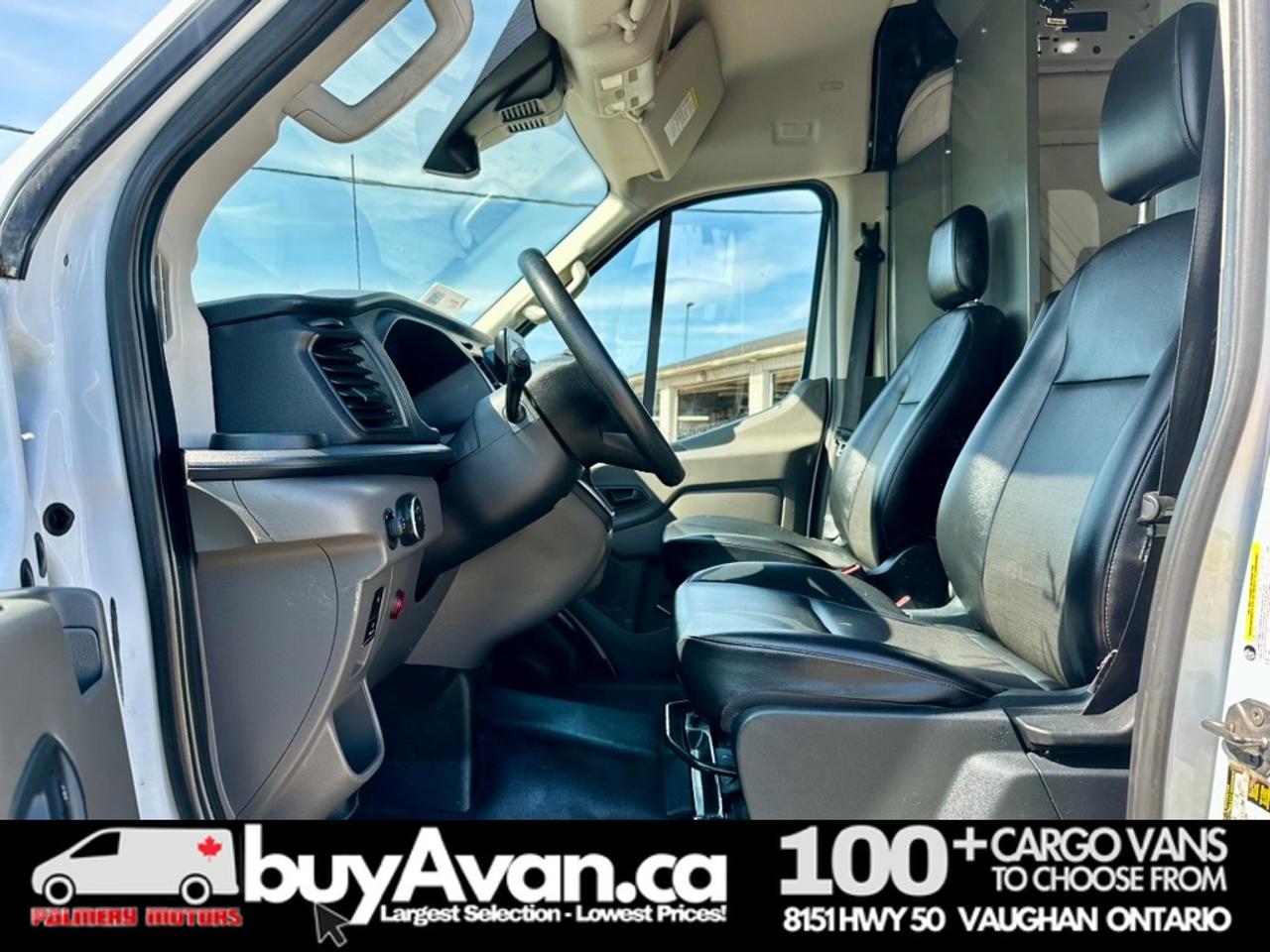 2021 Ford Transit Cargo Van Cargo 148 WB Mid Roof + Divider   CERTIFIED Photo
