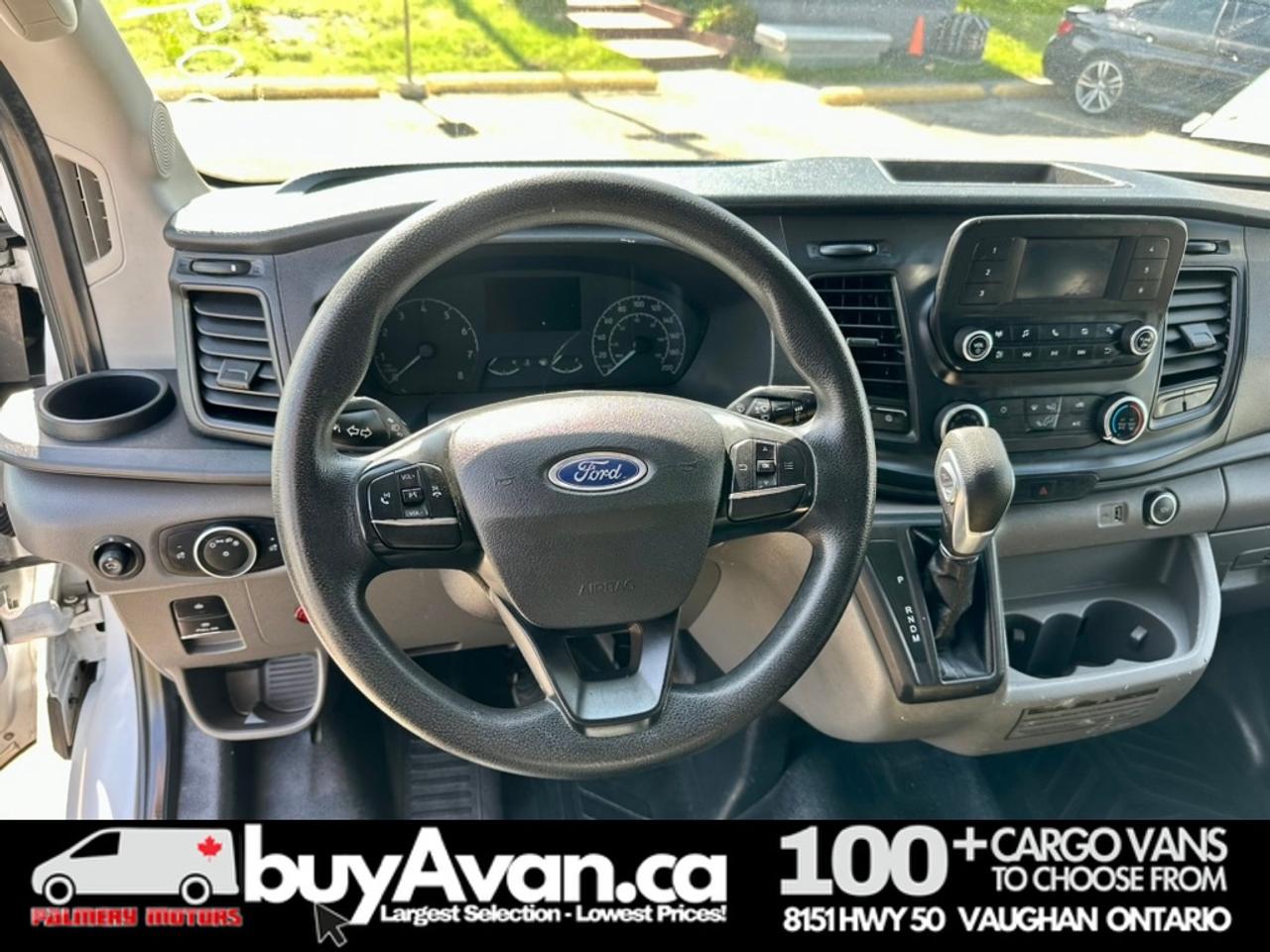 2021 Ford Transit Cargo Van Cargo 148 WB Mid Roof + Divider   CERTIFIED Photo