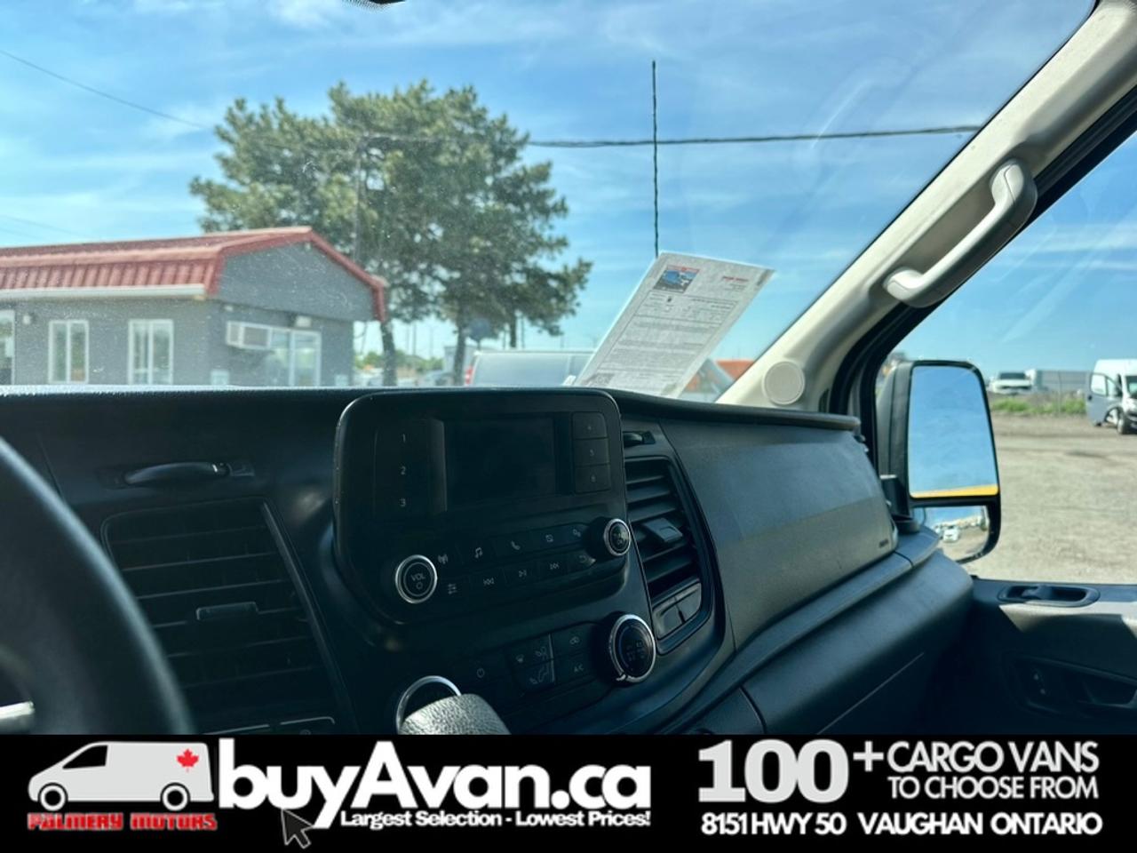 2021 Ford Transit Cargo Van Cargo 148 WB Mid Roof + Divider   CERTIFIED Photo