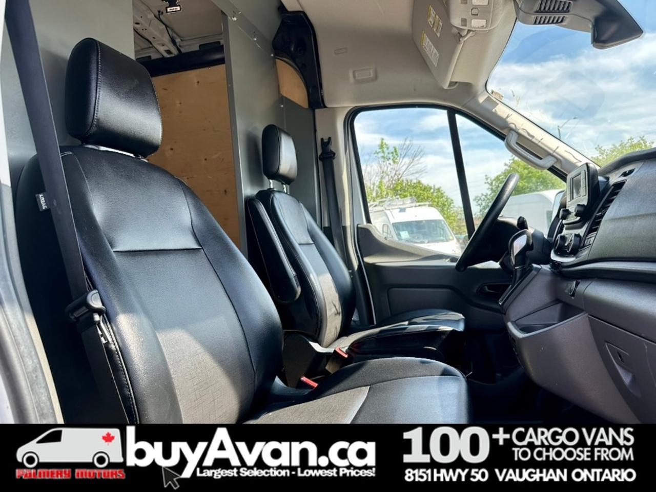 2021 Ford Transit Cargo Van Cargo 148 WB Mid Roof + Divider   CERTIFIED Photo