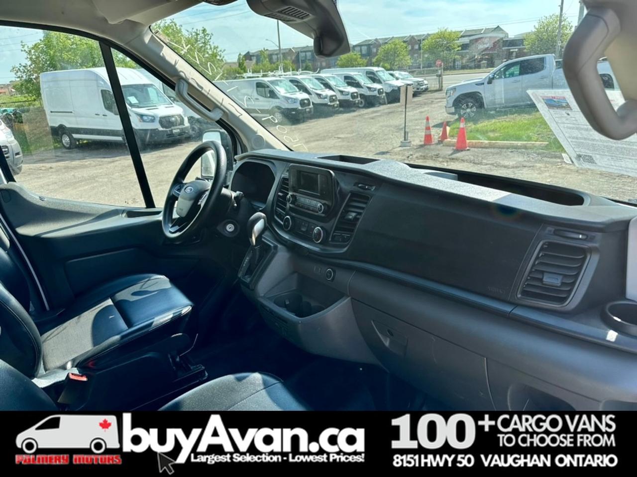 2021 Ford Transit Cargo Van Cargo 148 WB Mid Roof + Divider   CERTIFIED Photo