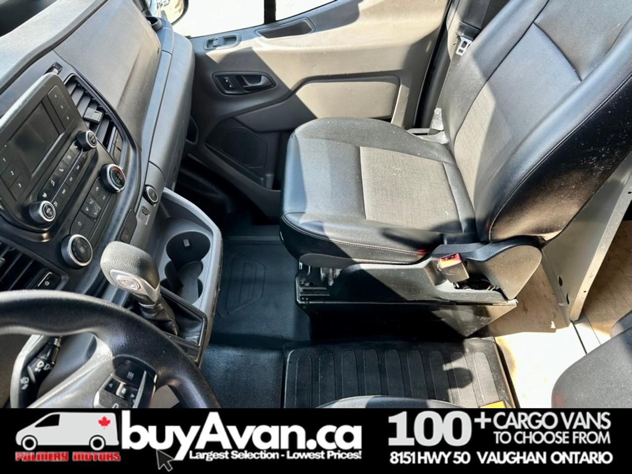 2021 Ford Transit Cargo Van Cargo 148 WB Mid Roof + Divider   CERTIFIED Photo