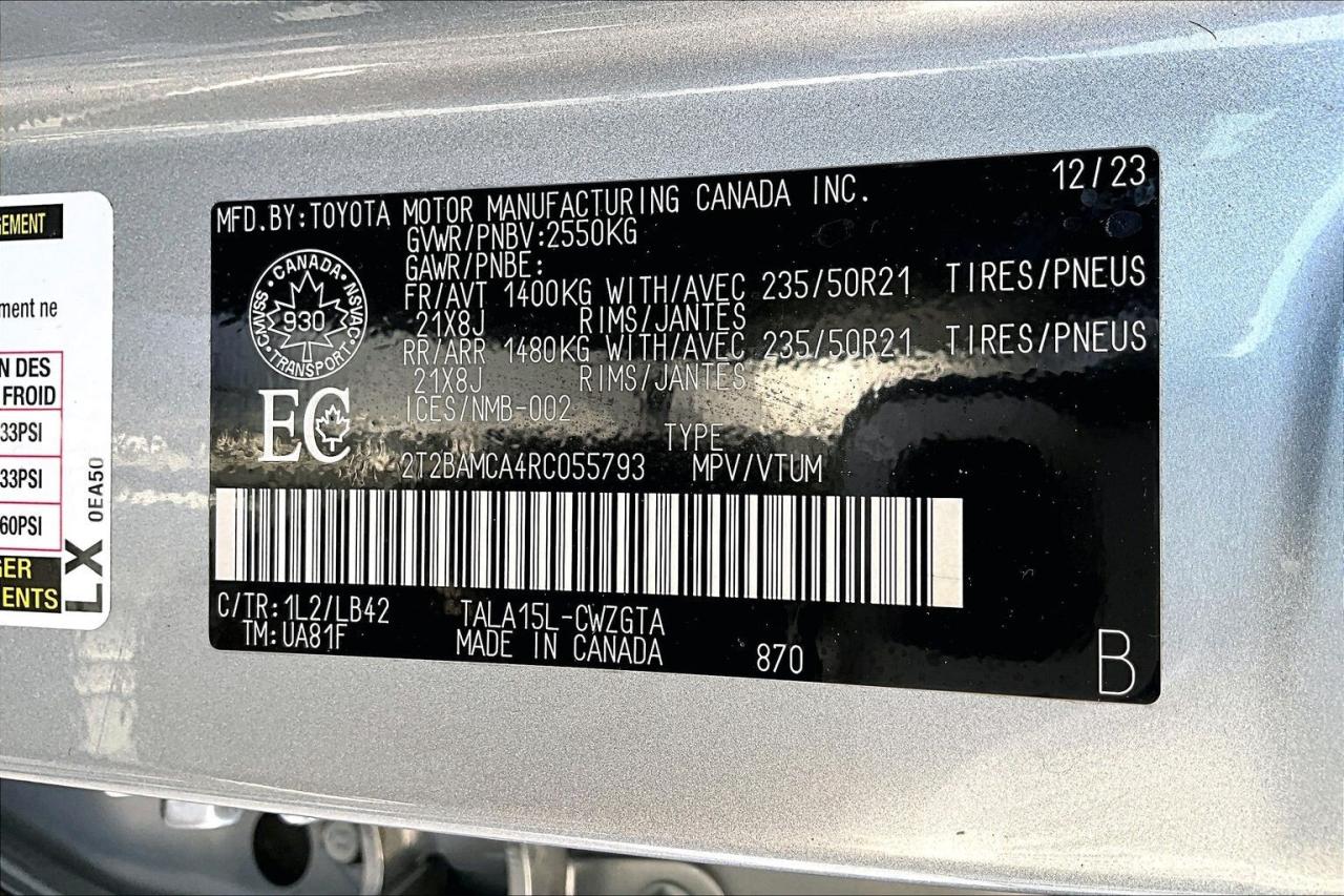 2024 Lexus RX 350  LUXURY   NAVIGATION   SUNROOF   CARPLAY Photo