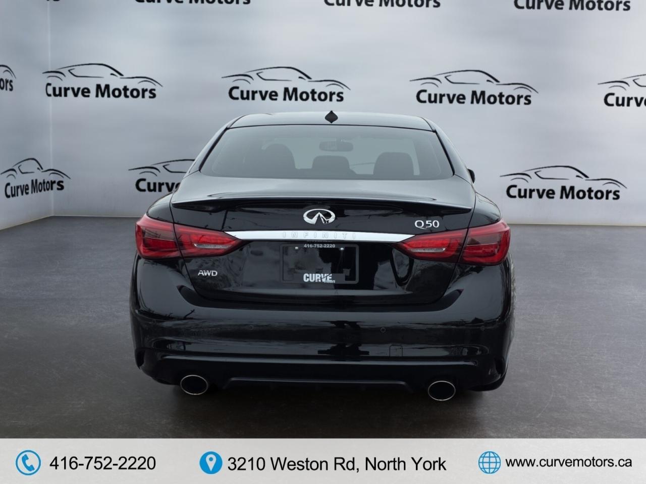 2021 Infiniti Q50 LUXE AWD *300 HP/NO ACCIDENTS/ROOF/CARPLAY/360 CAM Photo3