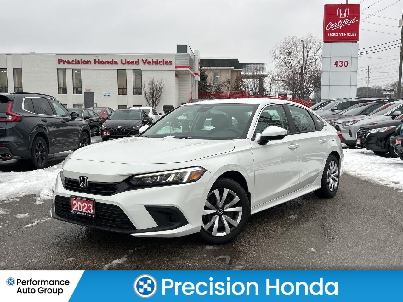 2023 Honda Civic Sedan LX CarPlay Bluetooth Rear Camera Low Kms Photo0