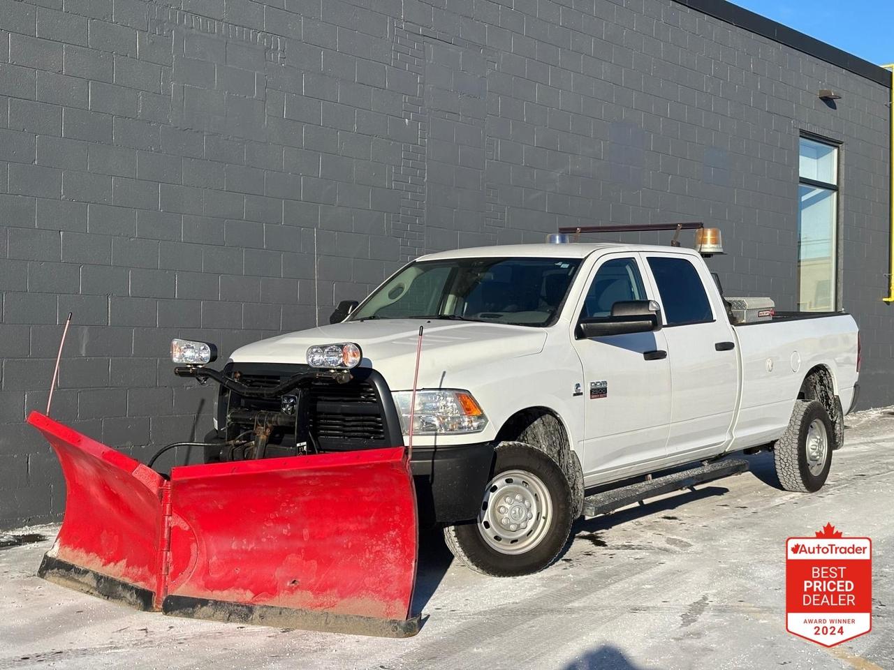 2012 RAM 2500 4WD 6.7L CUMMINS DIESEL **BOSS V SNOW PLOW-109KM** Photo0