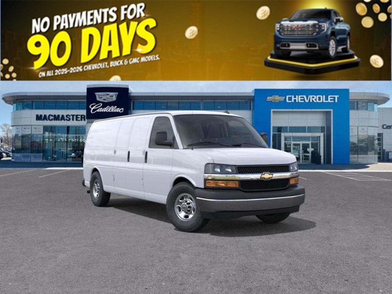 2025 Chevrolet Express 2500 Work Van Rear-Wheel Drive Extended Cargo Van Photo0
