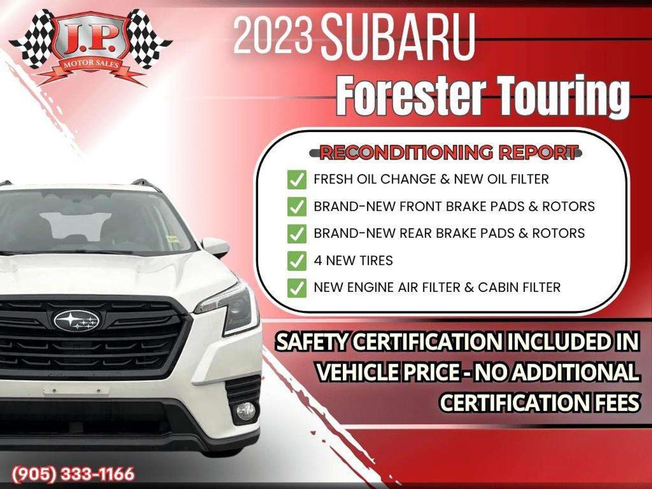 2023 Subaru Forester Touring Apple CarPlay & Android Auto • Power Sunroof • Heated Front Seats • Power Driver Seat • Lane Assist • SiriusXM® S Photo