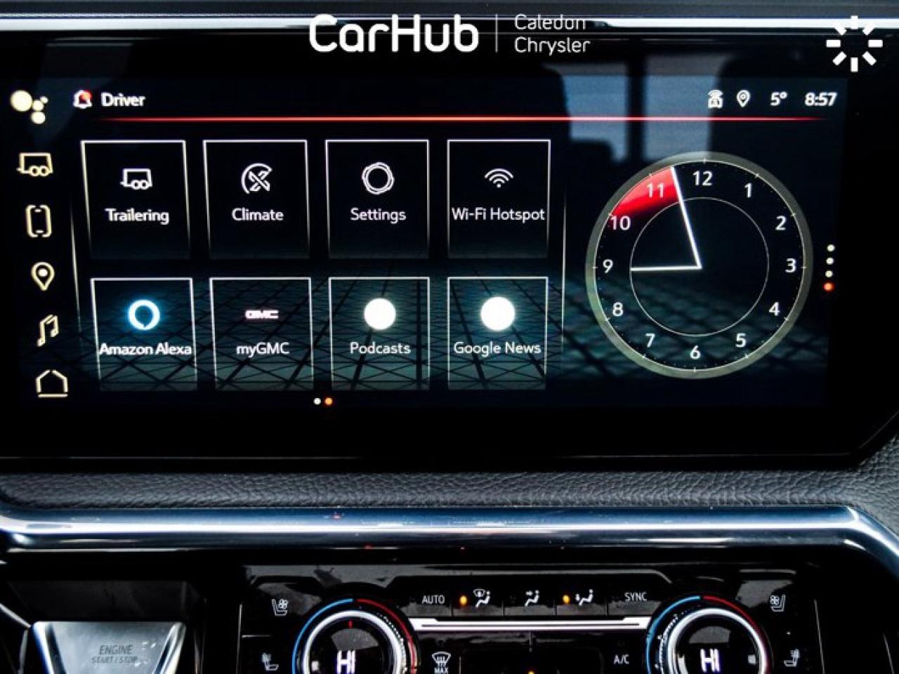 2023 GMC Sierra 1500 Denali 4WD Crew Cab 147" 5.3L Leather Multi Pro TailGate  5 passengers with captain chair Photo