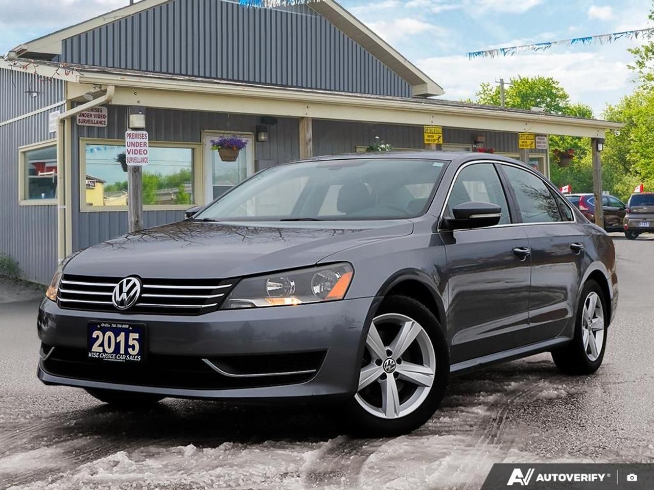 2015 Volkswagen Passat Comfortline,LOW KM'S,R/V CAM, PWR S/ROOF,LEATHER