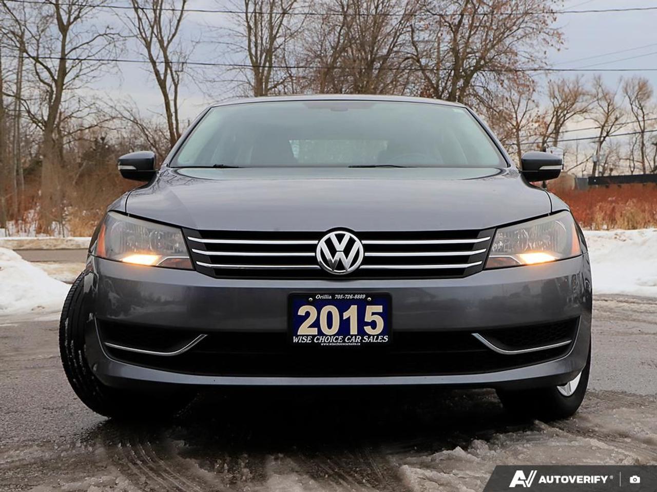 2015 Volkswagen Passat Comfortline,LOW KM'S,R/V CAM, PWR S/ROOF,LEATHER - Photo #2