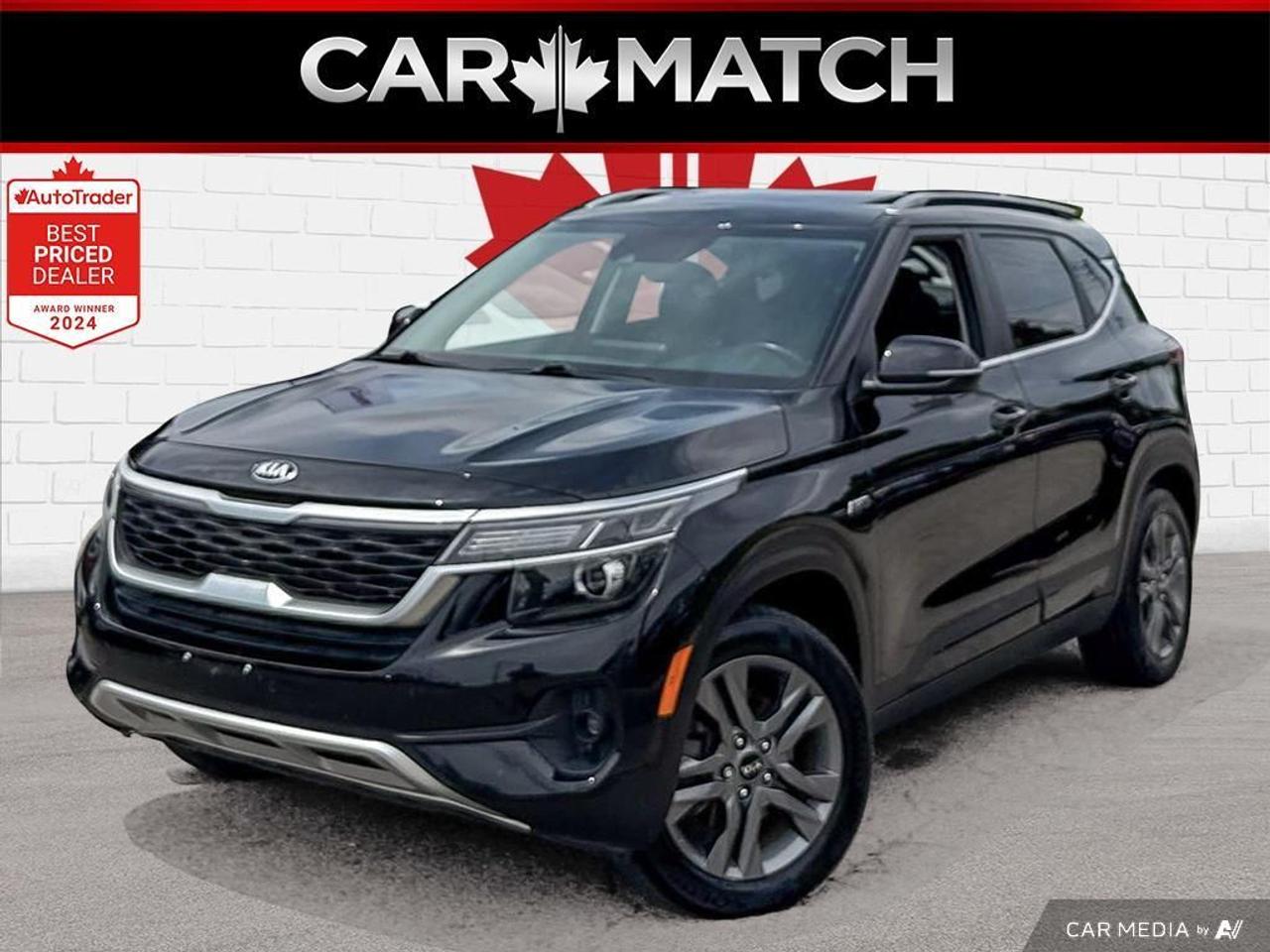 2021 Kia Seltos EX PREMIUM / AWD / LEATHER / SUNROOF / AUTO Photo