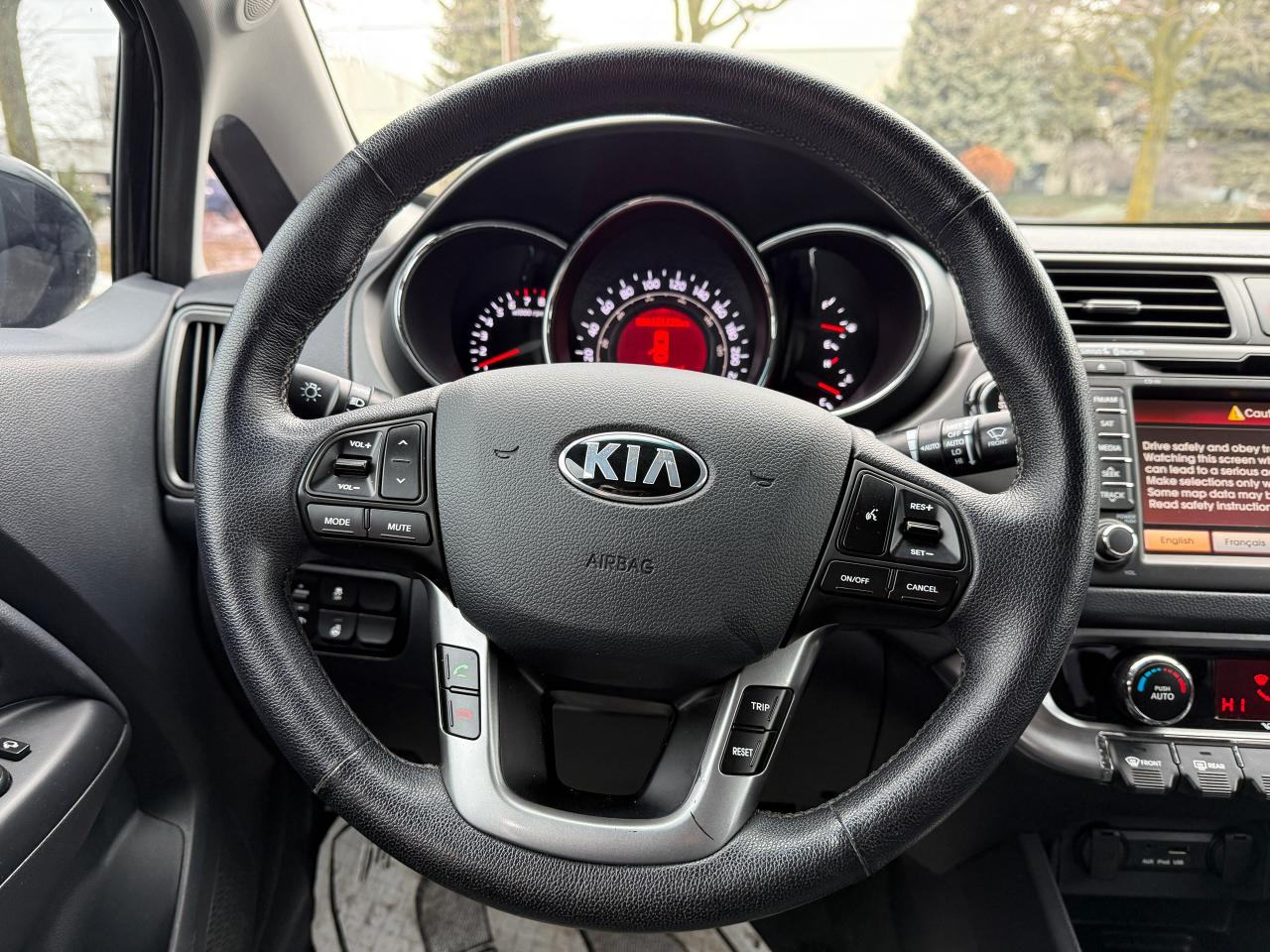 2013 Kia Rio SX NO ACCIDENTS.LEATHER.SUNROOF..NAV..CERTIFIED ! Photo