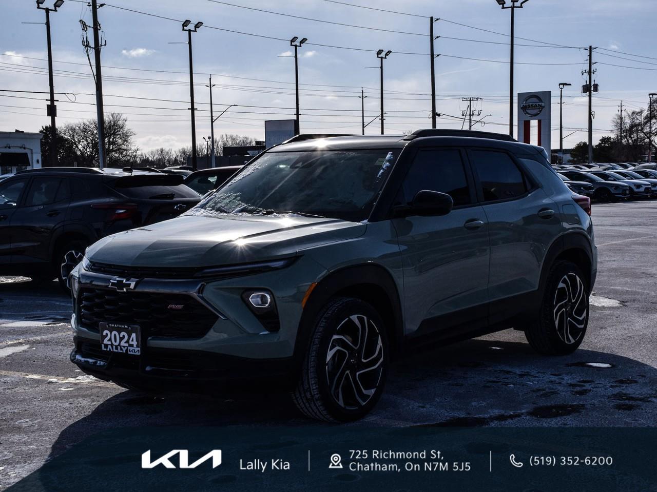 2024 Chevrolet TrailBlazer RS New Arrival | Clean CarFax | Leather | Roof | Power Liftgate Photo2