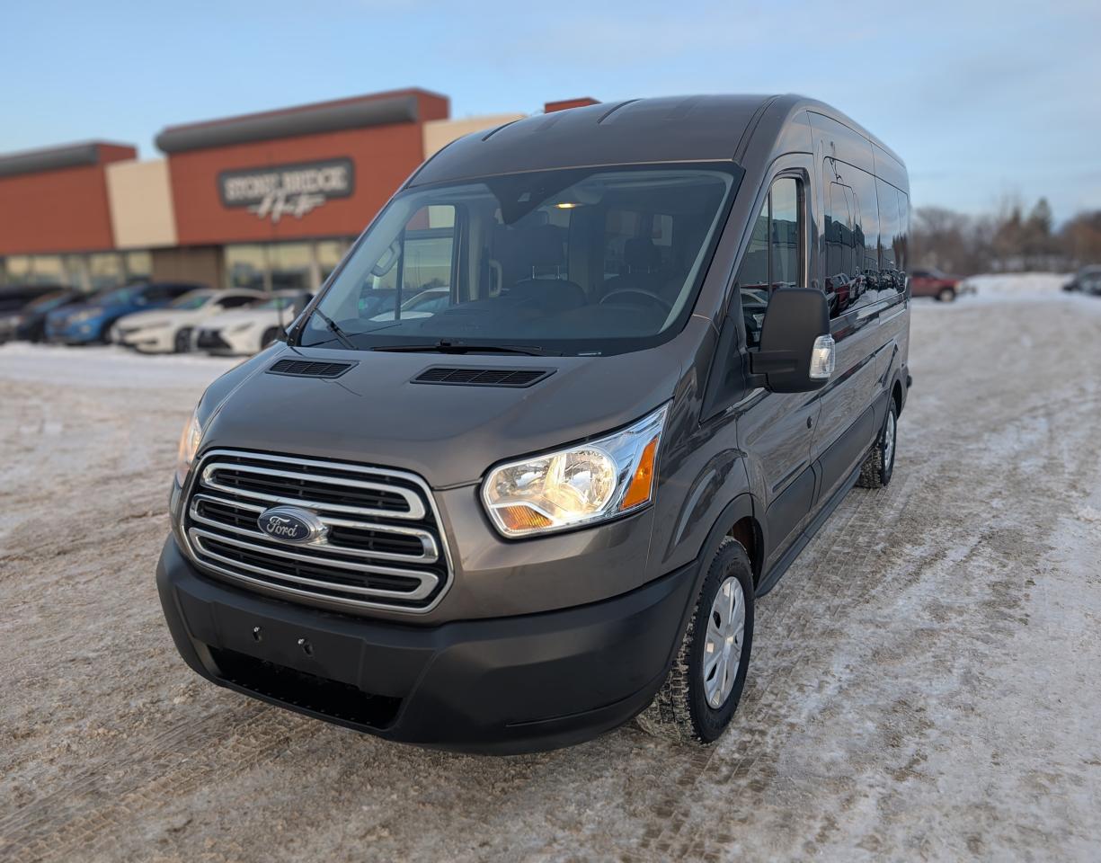 <p>Come finance this vehicle with us. Apply on our website stonebridgeauto.com&nbsp;</p><p>2019 Ford Transit T-350 XLT Medium Roof 15 Passenger Van with only 125000kms. 3.5 liter V6 All wheel drive&nbsp;</p><p>Clean title and safetied. Originally from Saskatchewan. No collisions on Record&nbsp;</p><p>15 Passenger seating&nbsp;<br>Tow hitch<br>Apple Carplay/Android auto&nbsp;<br>Power driver seat&nbsp;<br>A/C<br>Cruise control&nbsp;<br>Bluetooth&nbsp;</p><p>We take trades! Vehicle is for sale in Steinbach by STONE BRIDGE AUTO INC. Dealer #5000 we are a small business focused on customer satisfaction. Text or call before coming to view and ask for sales.</p><p>&nbsp;</p>
