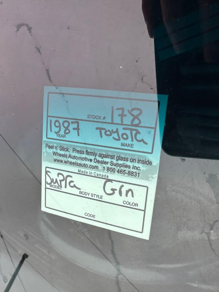 1987 Toyota Supra TURBO, MK3, MANUAL, ORIGINAL, STOCK, ONLY 137KMS Photo